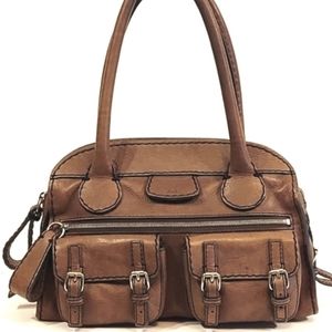CHLOE Edith double pocket satchel